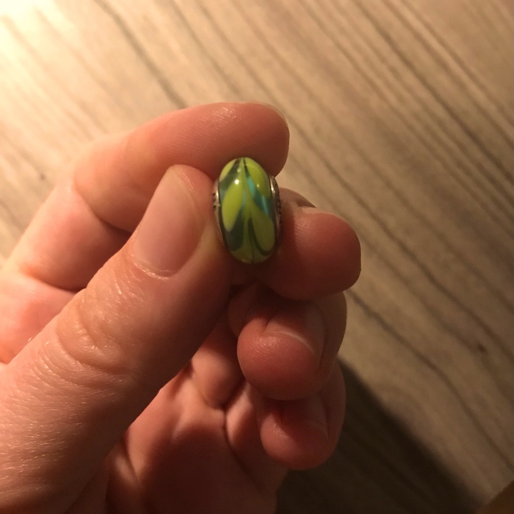 Pandora retired murano blown glass charm